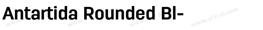 Antartida Rounded Bl字体转换